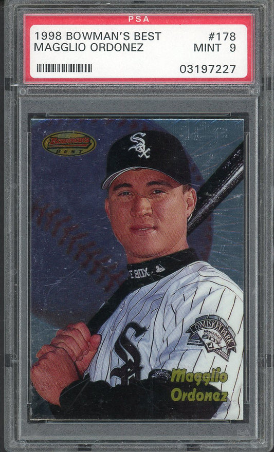 1998 Bowman Best #178 Magglio Ordonez White Sox PSA 9 MINT 563256