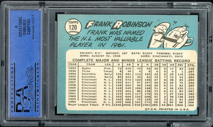 1965 Topps Baseball #120 Frank Robinson Reds PSA 7 NM 563257