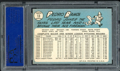 1965 Topps Baseball #013 Pedro Ramos Yankees PSA 8 NM/MT 563258