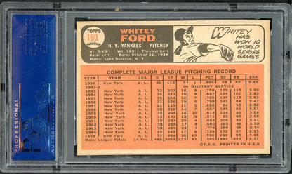 1966 Topps Baseball #160 Whitey Ford Yankees PSA 5 EX 563266
