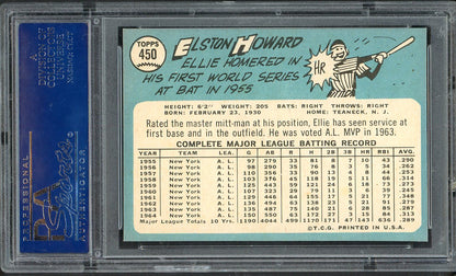 1965 Topps Baseball #450 Elston Howard Yankees PSA 8 NM/MT 563268
