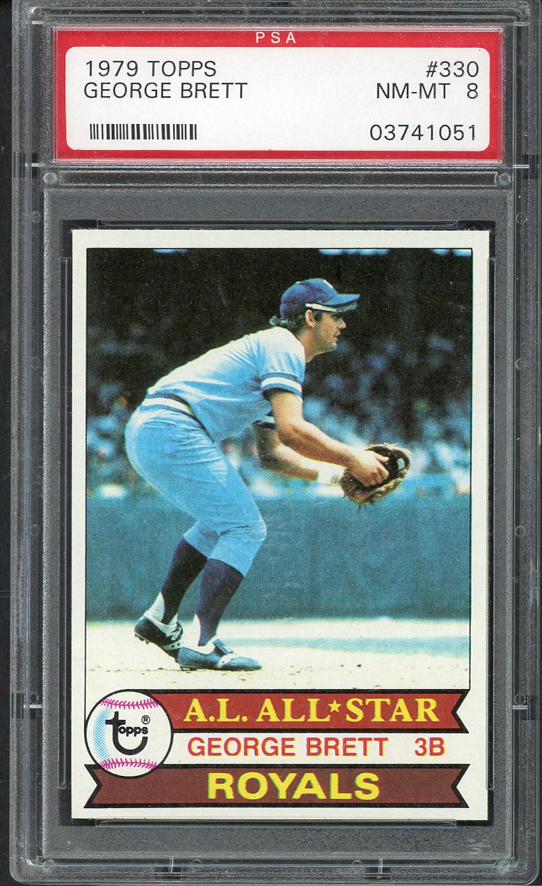 1979 Topps Baseball #330 George Brett Royals PSA 8 NM/MT 563328