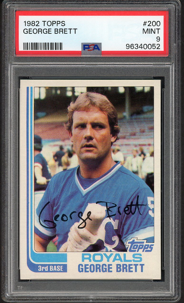 1982 Topps #200 George Brett Royals PSA 9 MINT 563399