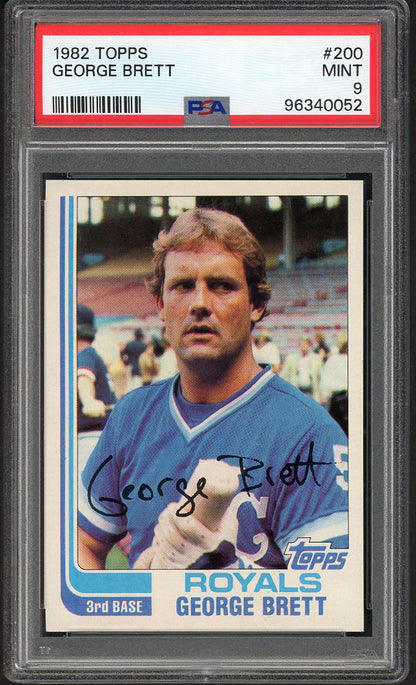 1982 Topps #200 George Brett Royals PSA 9 MINT 563399