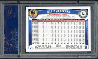 2011 Topps # 42 Mariano Rivera Yankees PSA 10 GEM MINT 563516