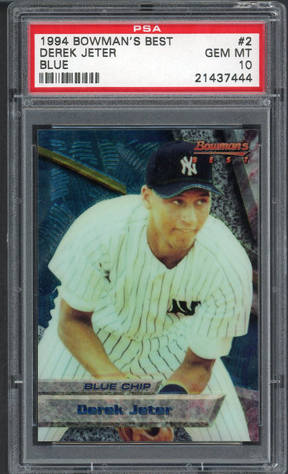 1994 Bowman Best #  2 Derek Jeter Yankees PSA 10 GEM MINT 563520