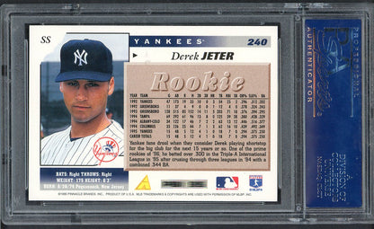 1996 Score #240 Derek Jeter Yankees PSA 10 GEM MINT 563526