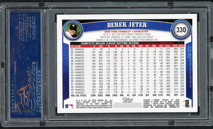 2011 Topps #330 Derek Jeter Yankees PSA 10 GEM MINT 563528