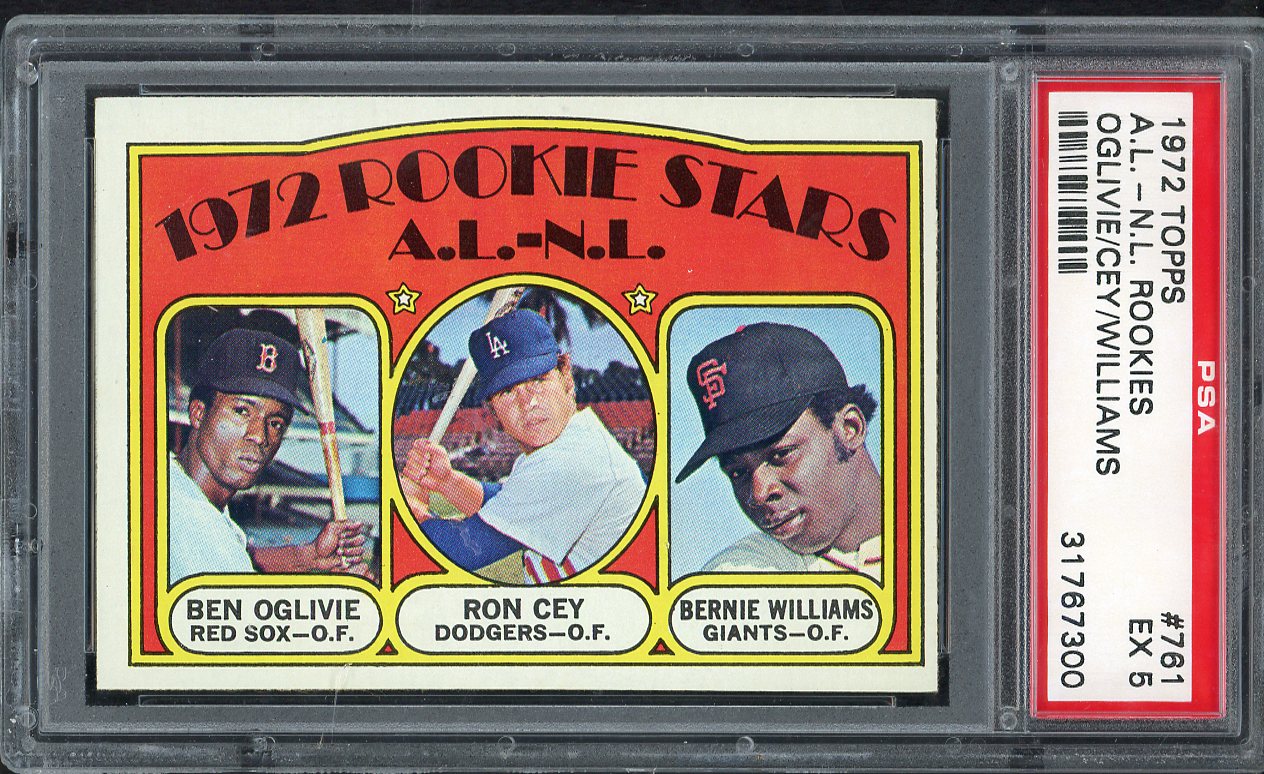 1972 Topps Baseball #761 Ron Cey Dodgers PSA 5 EX 563529