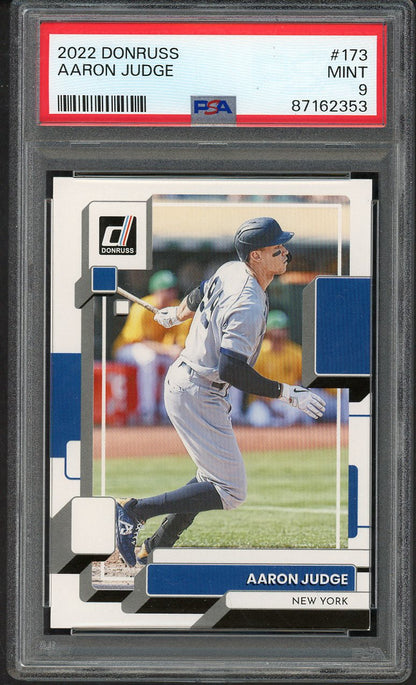 2022 Donruss #173 Aaron Judge Yankees PSA 9 MINT 563539