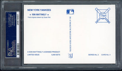 1991 Historic Limited Postcards #  4 Don Mattingly Yankees PSA 10 GEM MINT