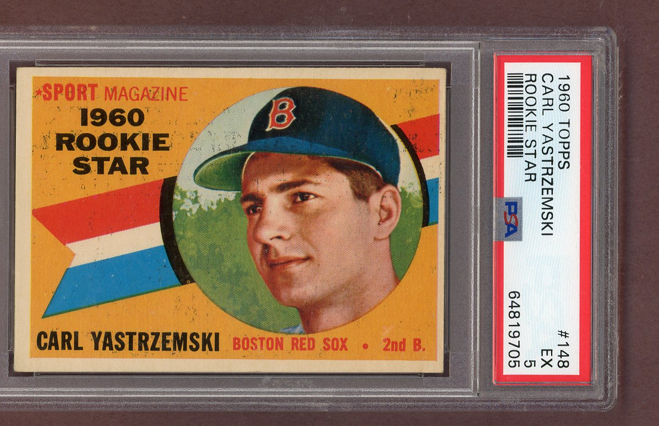 1960 Topps Baseball #148 Carl Yastrzemski Red Sox PSA 5 EX  563631