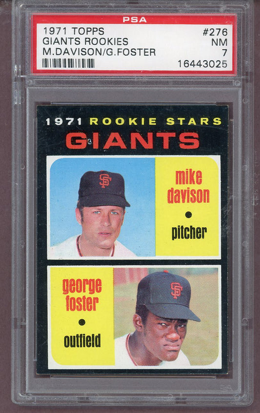 1971 Topps Baseball #276 George Foster Giants PSA 7 NM 563641