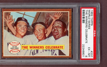 1962 Topps Baseball #237 World Series Summary PSA 6 EX-MT 563700