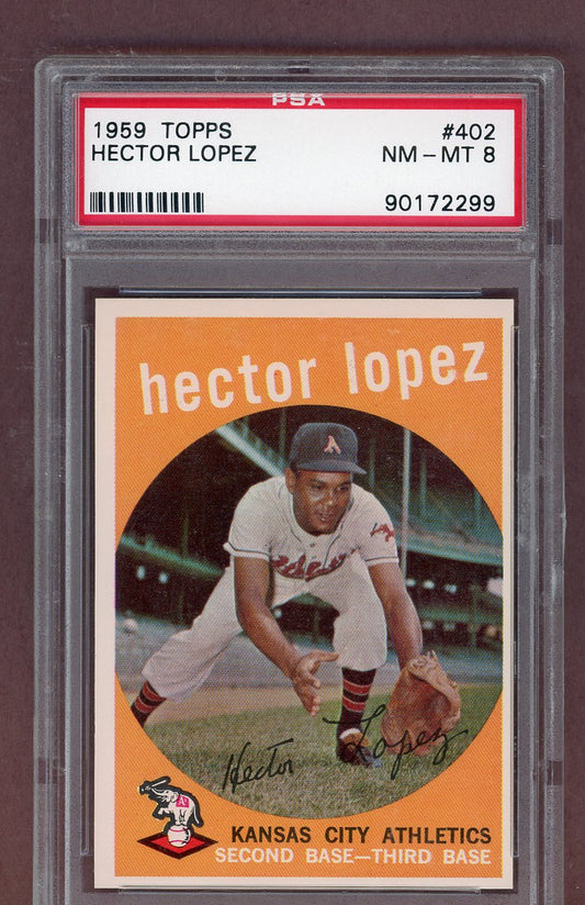 1959 Topps Baseball #402 Hector Lopez A's 8 NM/MT 563759