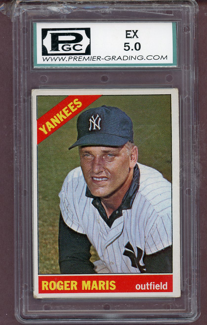 1966 Topps Baseball #365 Roger Maris Yankees PGC 5 EX 563817