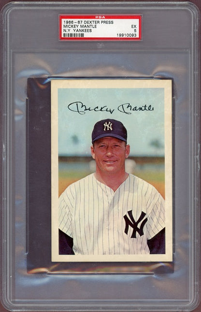 1966-67 Dexter Press Mickey Mantle Yankees PSA 5 EX 563926