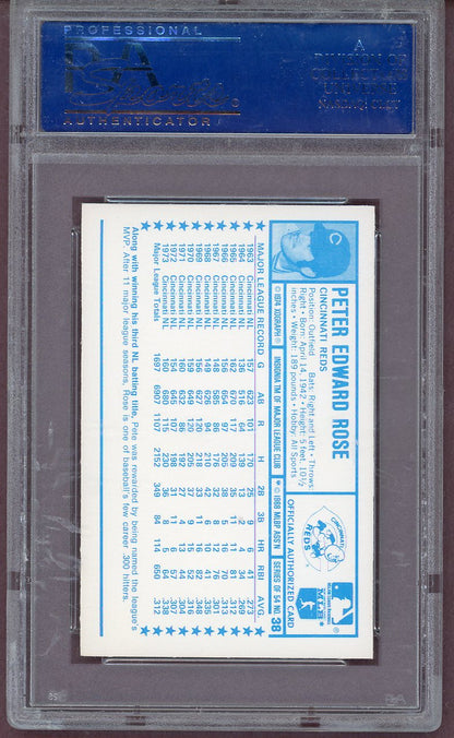 1974 KELLOGG'S #038 PETE ROSE REDS PSA 9 MINT 563981