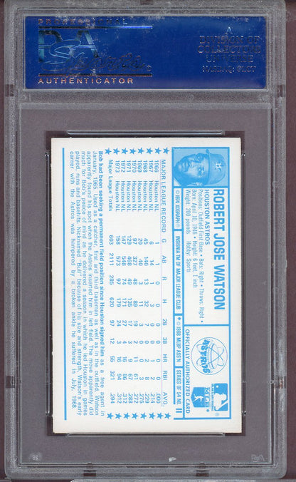 1974 KELLOGG'S #011 BOB WATSON ASTROS PSA 4 VG-EX 564050