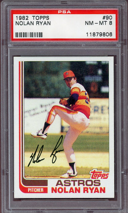 1982 TOPPS #090 NOLAN RYAN ASTROS PSA 8 NM-MT 564083
