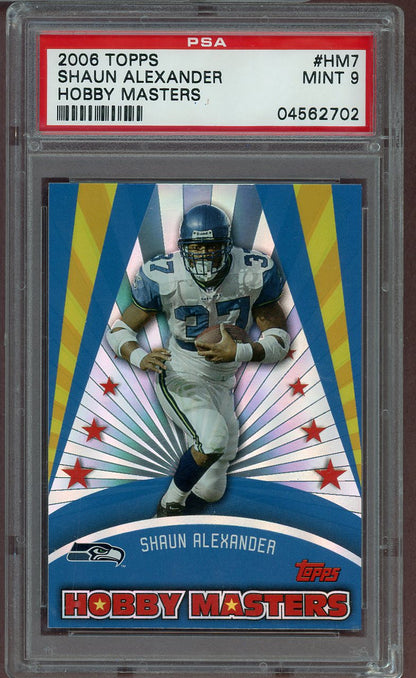 2006 Topps #HM7 Shaun Alexander Seahawks PSA 9 MINT 564136