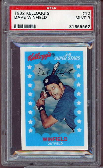 1982 Kelloggs #012 Dave Winfield Yankees PSA 9 MINT 564141