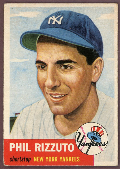 1953 Topps Baseball #114 Phil Rizzuto Yankees VG-EX 564239