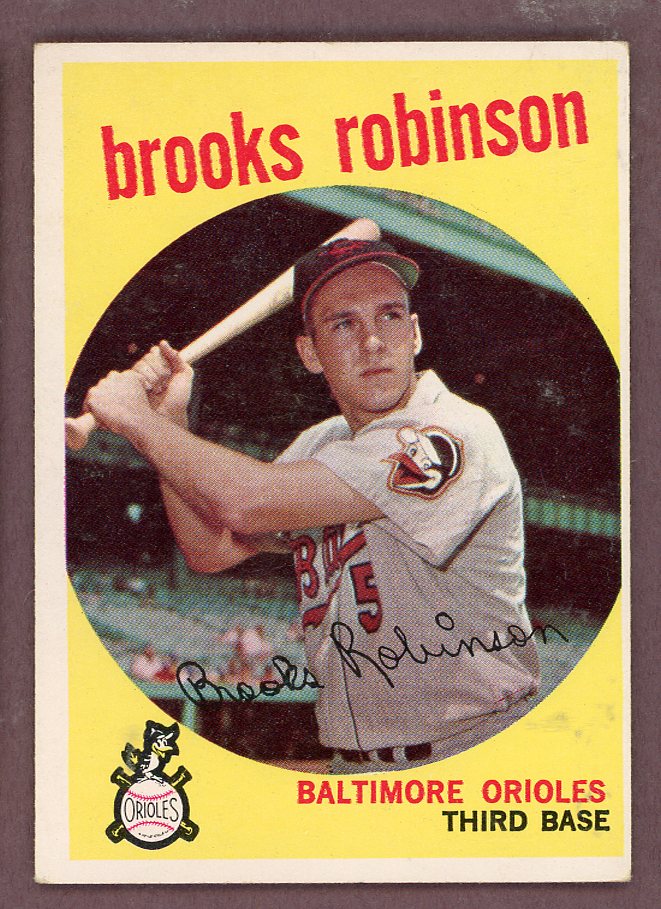 1959 Topps Baseball #439 Brooks Robinson Orioles VG-EX 564433