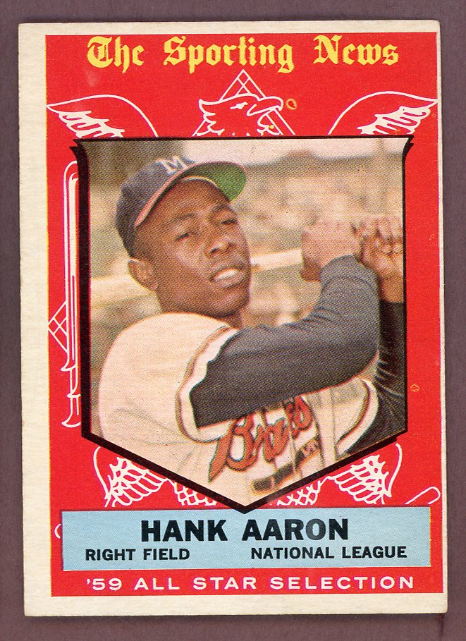 1959 Topps Baseball #561 Hank Aaron A.S. Braves EX 564448