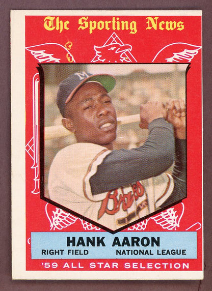 1959 Topps Baseball #561 Hank Aaron A.S. Braves VG-EX 564449