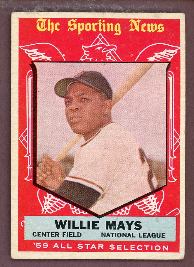1959 Topps Baseball #563 Willie Mays A.S. Giants VG-EX 564452