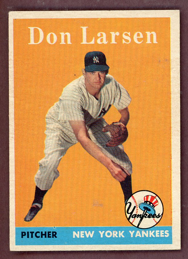 1958 Topps Baseball #161 Don Larsen Yankees EX+/EX-MT 564486