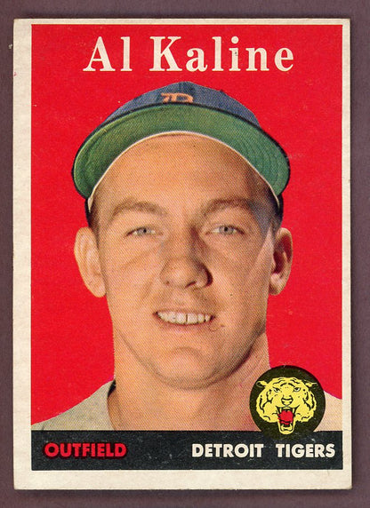 1958 Topps Baseball #070 Al Kaline Tigers EX-MT 564489
