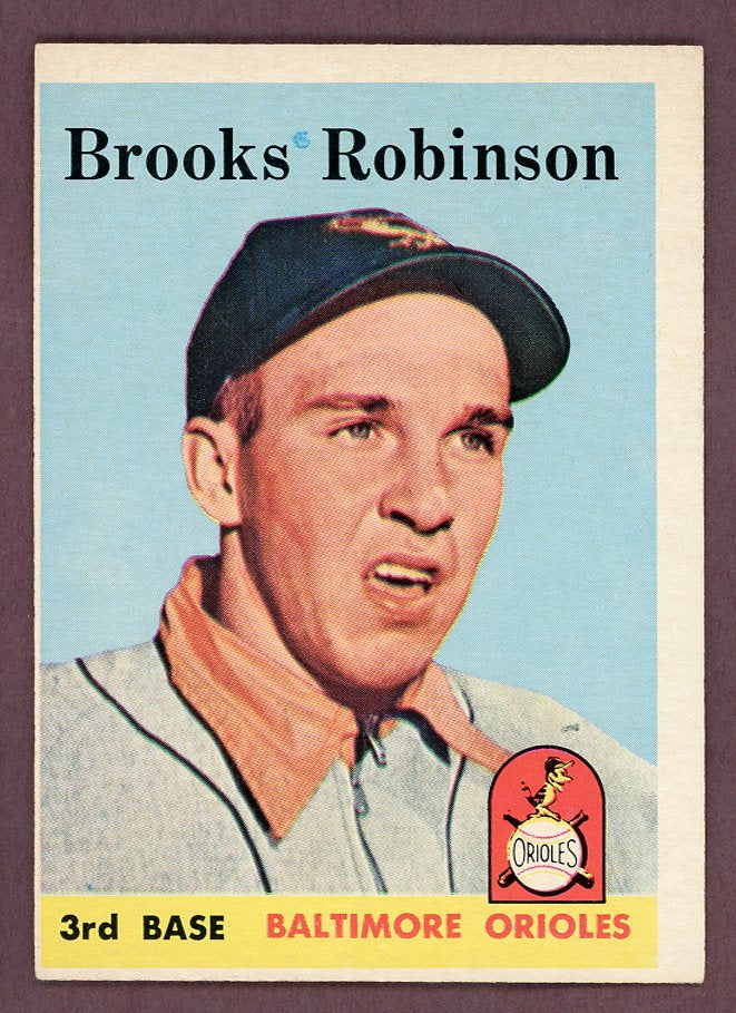 1958 Topps Baseball #307 Brooks Robinson Orioles VG-EX 564490