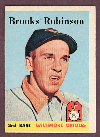 1958 Topps Baseball #307 Brooks Robinson Orioles VG-EX 564490