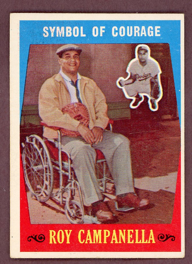 1959 Topps Baseball #550 Roy Campanella Dodgers VG-EX 564499