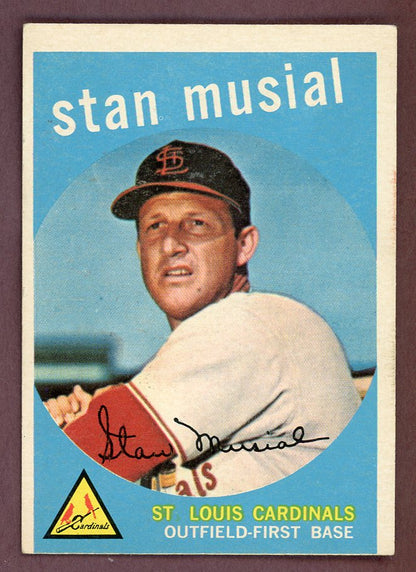 1959 Topps Baseball #150 Stan Musial Cardinals VG-EX 564500
