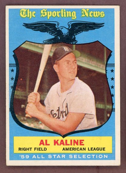 1959 Topps Baseball #562 Al Kaline A.S. Tigers EX 564502