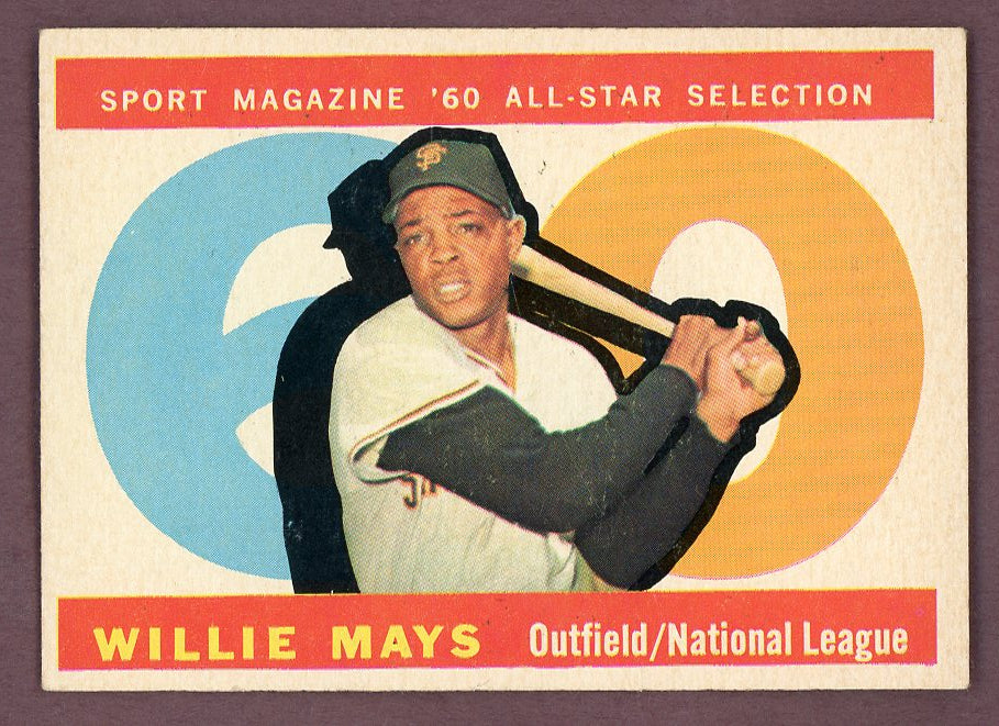1960 Topps Baseball #564 Willie Mays A.S. Giants EX+/EX-MT 564508