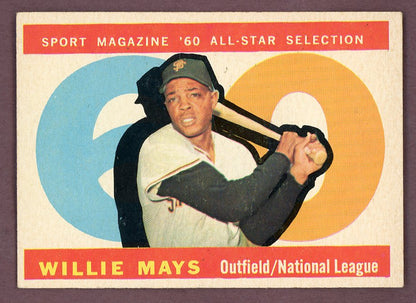 1960 Topps Baseball #564 Willie Mays A.S. Giants EX+/EX-MT 564508