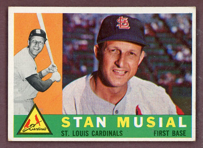 1960 Topps Baseball #250 Stan Musial Cardinals EX+/EX-MT 564513