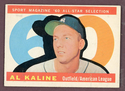 1960 Topps Baseball #561 Al Kaline A.S. Tigers EX+/EX-MT 564514