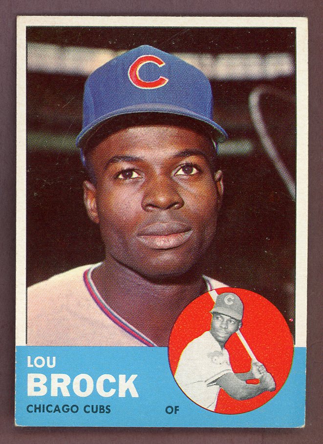 1963 Topps Baseball #472 Lou Brock Cubs EX+/EX-MT 564539