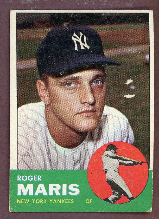 1963 Topps Baseball #120 Roger Maris Yankees VG-EX 564542
