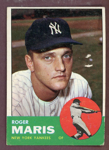 1963 Topps Baseball #120 Roger Maris Yankees VG-EX 564542
