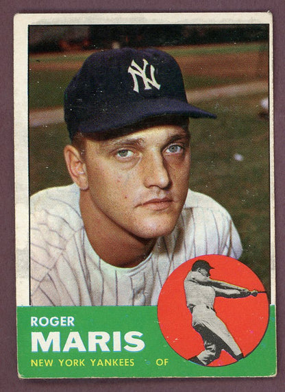 1963 Topps Baseball #120 Roger Maris Yankees VG-EX 564543