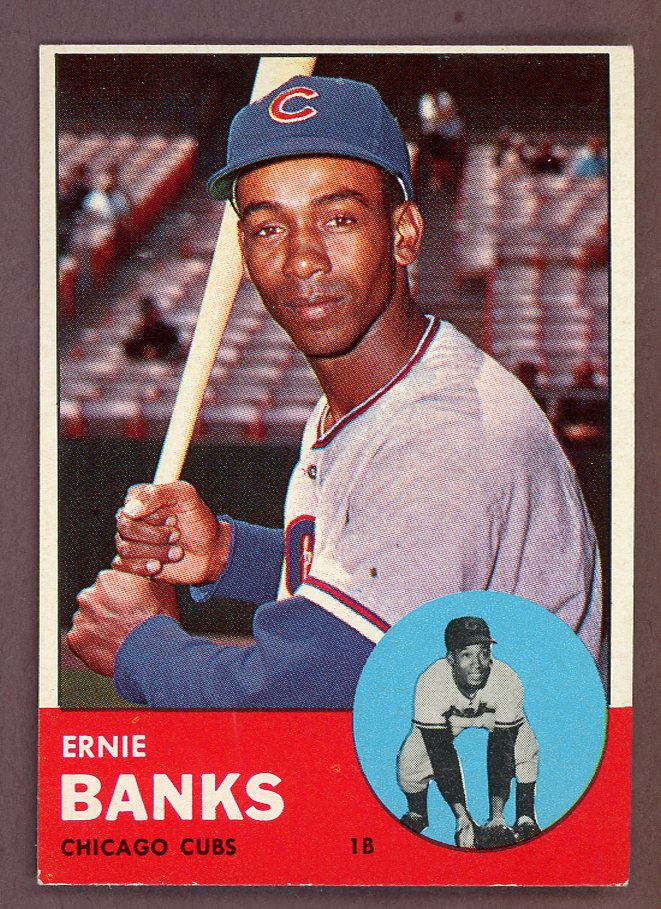 1963 Topps Baseball #380 Ernie Banks Cubs EX-MT 564545