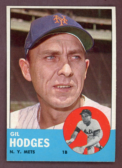 1963 Topps Baseball #245 Gil Hodges Mets EX-MT 564554