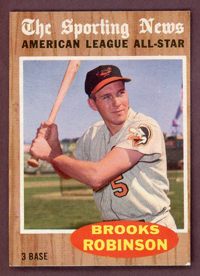 1962 Topps Baseball #468 Brooks Robinson A.S. Orioles EX-MT 564561