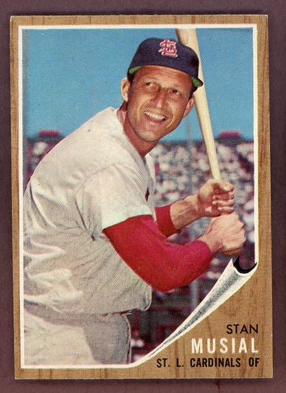 1962 Topps Baseball #050 Stan Musial Cardinals EX-MT 564565
